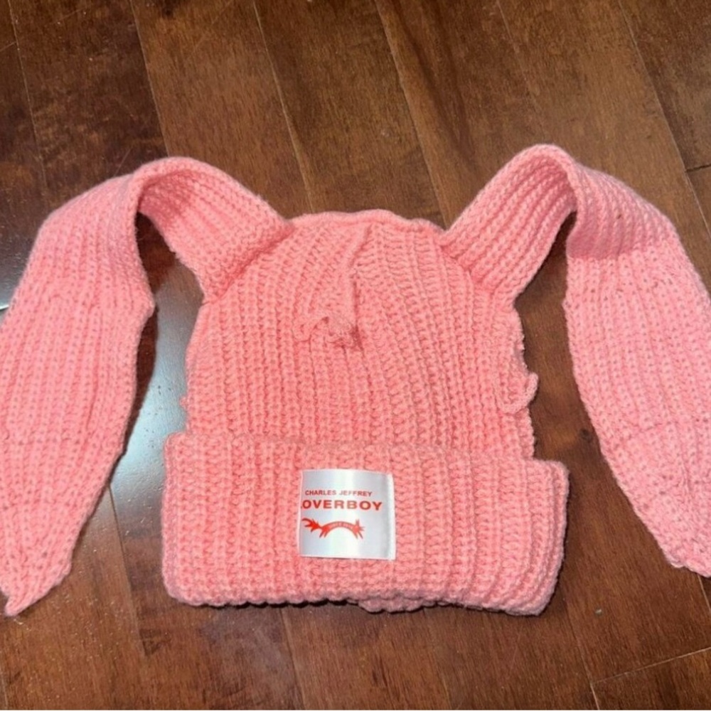 Pink Kids Knit Hat